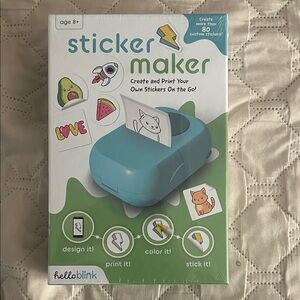 Kohl's Blue Sticker Maker Kit